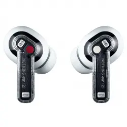 Nothing - Auriculares de botón Nothing Ear (2) Bluetooth con cancelación activa de ruido blancos (Reacondicionado grado A).