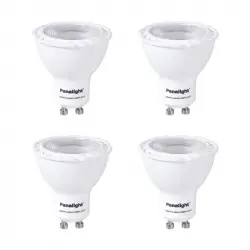 Panasonic Bombilla LED Dicroica 5W GU10 Luz Neutra Pack de 4