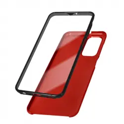 Carcasa Para Samsung Galaxy A13 5G y A04s Trasera Rígida Delantera Flexible Rojo