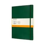 Cuaderno Moleskine Classic XL raya tapa blanda verde mirto