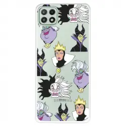 Funda Oficial de Disney Villanas Patrón para Samsung Galaxy A22 5G