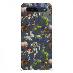 Funda Para Lg K51s Oficial De Disney Muñecos Toy Story Siluetas - Toy Story