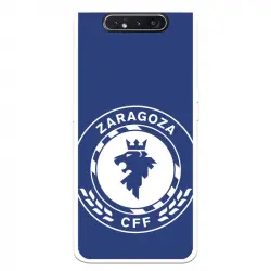 Funda Para Samsung Galaxy A80 Del Zaragoza Cf Femenino Escudo Grande Fondo Azul - Licencia Oficial Zaragoza Cf Femenino