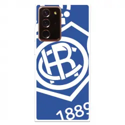 Funda Para Samsung Galaxy Note 20 Ultra Del Recre Escudo Fondo Azul - Licencia Oficial Real Club Recreativo De Huelva