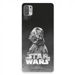 Funda para Xiaomi Redmi Note 10 5G Oficial de Star Wars Darth Vader Fondo Negro - Star Wars