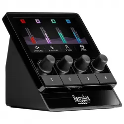 Hercules Stream 100 Controlador de Audio para Streaming Negro