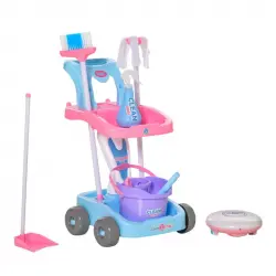 Homcom Carrito de Limpieza Infantil con Luz 23 Accesorios