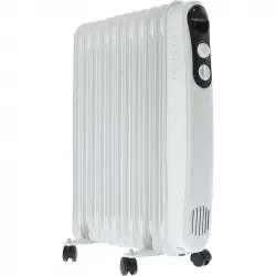 Kuken Radiador de Aceite 11 Elementos 2500W Blanco