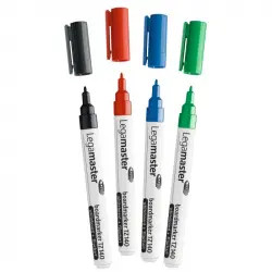 Legamaster Estuche de 4 Rotuladores TZ140 Colores Variados