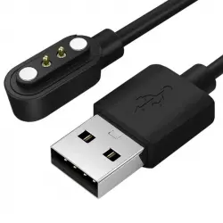OcioDual Cable de Carga para Xiaomi Haylou LS01/LS02 Negro