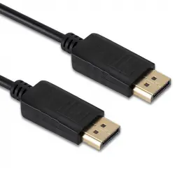 OcioDual Cable DisplayPort 4K Macho/Macho 1.8m Negro
