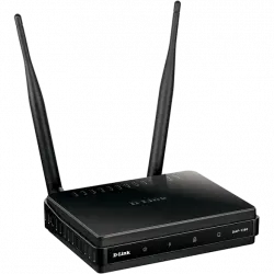 Punto de acceso - D-Link DAP-1360, Wireless N código abierto, Antena extraible, 300 Mbps, Negro