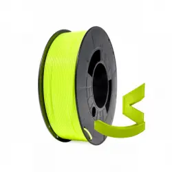 Winkle Bobina de Filamento PLA HD 1.75mm 300gr Amarillo Fluorescente