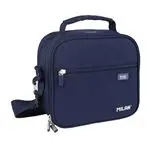 Bolsa isotérmica porta alimentos 3,5L Milan serie 1918 con 3 recipientes azul marino