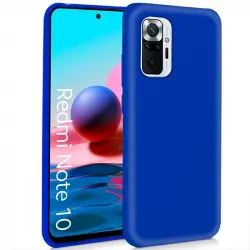 Cool Funda de Silicona Azul para Xiaomi Redmi Note 10/Note 10s