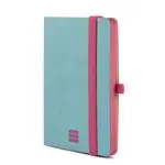 Cuaderno A6 Finocam Modern F3 liso celeste
