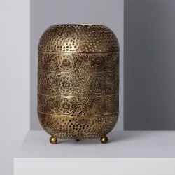 Efectoled Lámpara De Mesa Aerba Oro