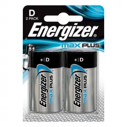 Energizer Max Plus Pilas Alcalinas D LR20 2 Unidades