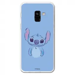 Funda Oficial Lilo Y Stitch Azul Samsung Galaxy A8 2018
