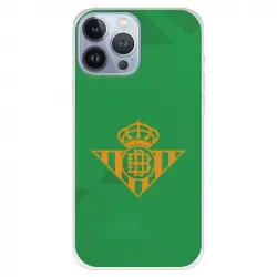 Funda Para Iphone 13 Pro Max Del Betis Escudo Amarillo - Licencia Oficial Real Betis Balompié