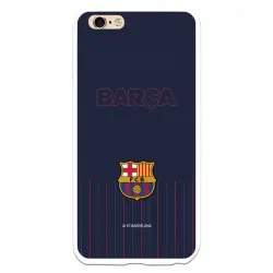 Funda Para Iphone 6 Plus Del Barcelona Barsa Fondo Azul - Licencia Oficial Fc Barcelona