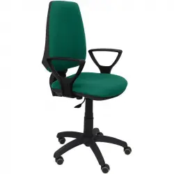 Piqueras y Crespo Elche CP Bali Silla de Oficina Brazos Fijos Ruedas de Parquet Verde