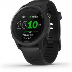 Reloj deportivo - Garmin Forerunner 745, Negro, 22 mm, 1.2", GPS para running y triatlón