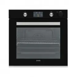 Svan Svh850vap1 Horno Vapor 60 Cm A 12 Programas Cristal Negro