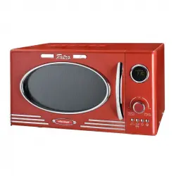 Team Kalorik TKG MW 2500 DG R Horno Microondas Vintage 23L 1000W Rojo