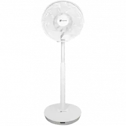 Ventilador de pie - Haverland Hype-K, 25 W, 12 velocidades, Hasta 34m², Motor Silencioso, Blanco