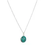 Collar de plata y turquesa