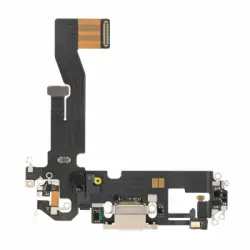Conector Carga Lightning Micrófono Iphone 12 / 12 Pro Recambio Dorado