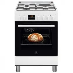 Electrolux Cocina Mixta 4 Fuegos 54l Blanca - Lkm648588w