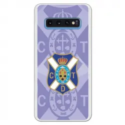 Funda Oficial Club Deportivo Tenerife Doble Escudo Para Samsung Galaxy S10