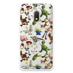 Funda Oficial Disney Toy Story Siluetas Transparente - Toy Story Para Motorola Moto G4 Play