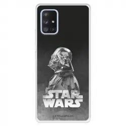 Funda Para Samsung Galaxy A71 5g Oficial De Star Wars Darth Vader Fondo Negro - Star Wars
