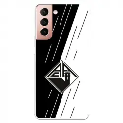 Funda Para Samsung Galaxy S21 Licencia Oficial Académica De Coimbra Escudo Bicolor