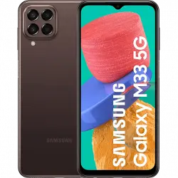 Móvil - Samsung Galaxy M33 5G, Marrón, 128 GB, 6GB RAM, 6.6" FHD+, Octa-Core, 5000 mAh, Android