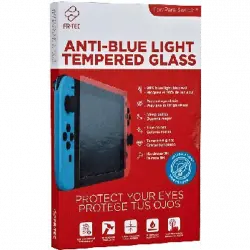 Protector pantalla - FR-TEC, Para Nintendo Switch, Vidrio templado, Filtro luz azul, Transparente