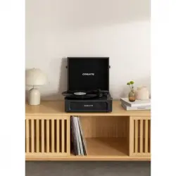 Tocadiscos Retro Con Bluetooth- Record Player Compact - Con Bluetooth, Usb, Sd, Microsd Y Mp3