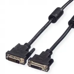 Value Cable DVI-D Dual Link Macho/Hembra 1m Negro