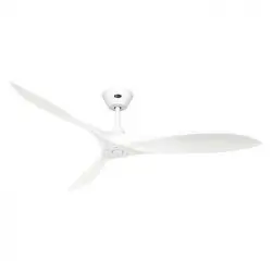Ventilador De Techo Casafan Eco Airscrew 315250 152cm Motor Blanco Dc / Aspas Madera