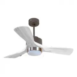 Ventilador De Techo Wifi Motor Dc Mando A Distancia Luz Tres Tonos Hypersilence Memoria