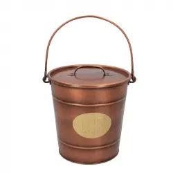 Aktive Cubitera con Tapa y Asa Cobre