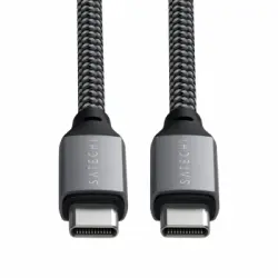 Cable Usb-c A Usb-c Power Delivery 100w Longitud 2 Metros Satechi Gris