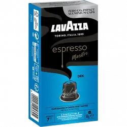 Cápsulas monodosis - Lavazza Espresso Maestro, 10 cápsulas, Compatibles con el sistema Nespresso, Azul