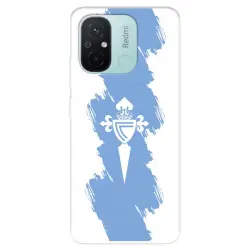 Funda Para Xiaomi Redmi 12c Del Rc Celta Escudo Trazo Azul - Licencia Oficial Rc Celta
