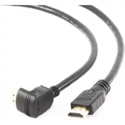 Gembird Cable HDMI Acodado 2.0 Macho/Macho 3m Negro
