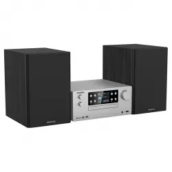 Kenwood - Microcadena M-925DAB-S Con CD, USB, DAB+ Y Bluetooth Audio Streaming, Gris Metalizado