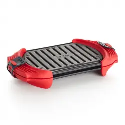 Lékué Grill Especial para Microondas Rojo